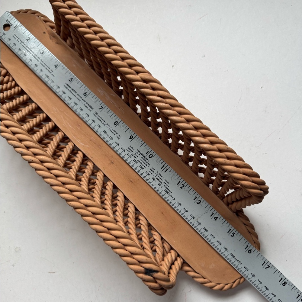 Ceramic Italian Woven Bread Basket - Picture 3 of 5